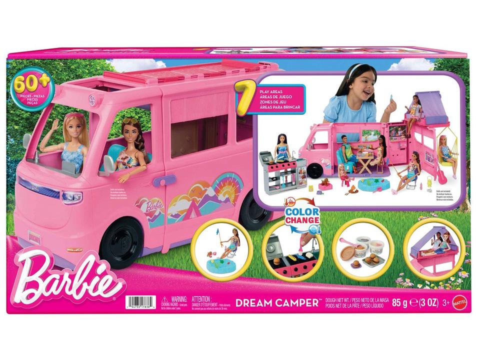 Veículo Trailer Barbie Camper dos Sonhos Mattel. - 4