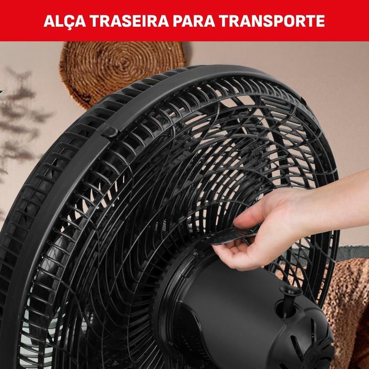 Ventilador 2 em 1 Arno X-Treme 6 VE60 40cm 6 Pás 3 Velocidades Preto 2720017912 - 6