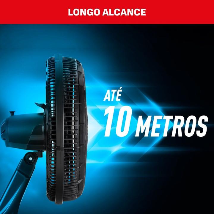 Ventilador 2 em 1 Arno X-Treme 6 VE60 40cm 6 Pás 3 Velocidades Preto 2720017912 - 3