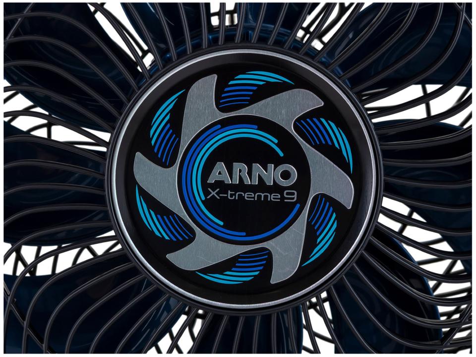 Ventilador 2 em 1 Arno X-Treme VE9M 40cm 9 Pás 3 Velocidades Preto e Azul Escuro - 11