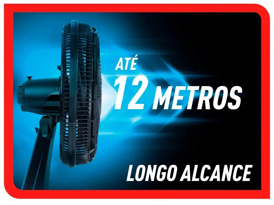 Ventilador 2 em 1 Arno X-Treme VE9M 40cm 9 Pás 3 Velocidades Preto e Azul Escuro - 21