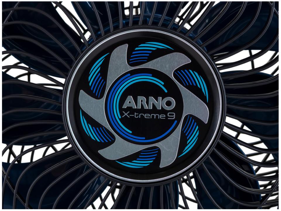 Ventilador 2 em 1 Arno X-Treme VE9M 40cm 9 Pás 3 Velocidades Preto e Azul Escuro - 11
