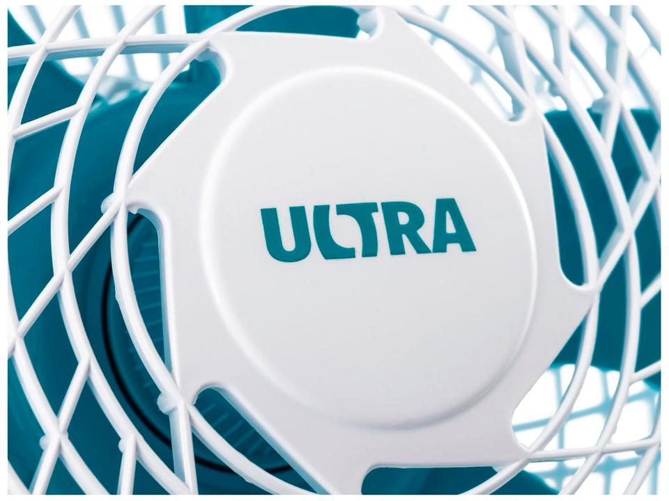 Ventilador 2 em 1 Ultra V-30B-6P 30cm 6 Pás 3 Velocidades Branco e Azul - 8