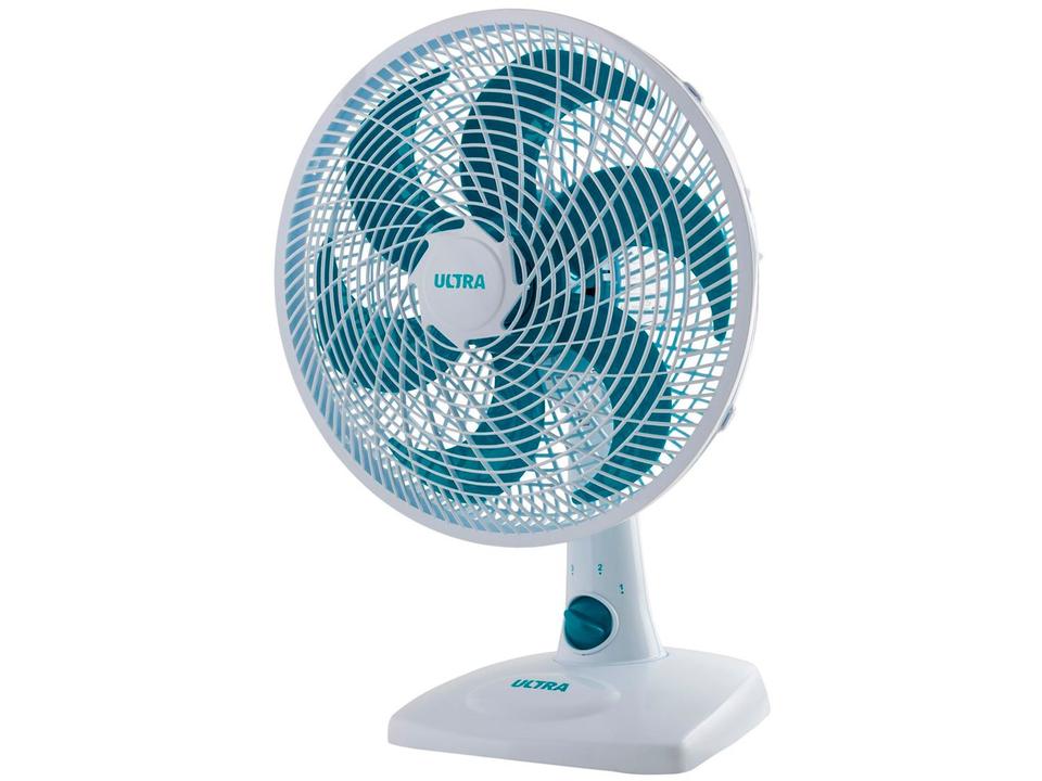 Ventilador 2 em 1 Ultra V-30B-6P 30cm 6 Pás 3 Velocidades Branco e Azul - 3