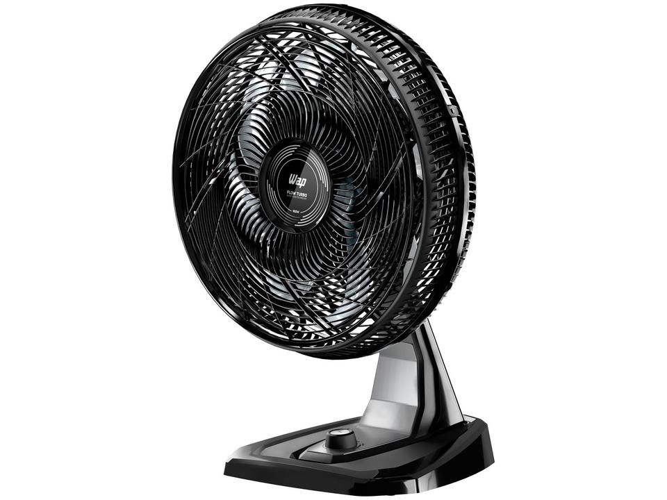 Ventilador 2 em 1 Wap Flow Turbo 50cm 8 Pás 3 Velocidades Preto e Cinza - 4