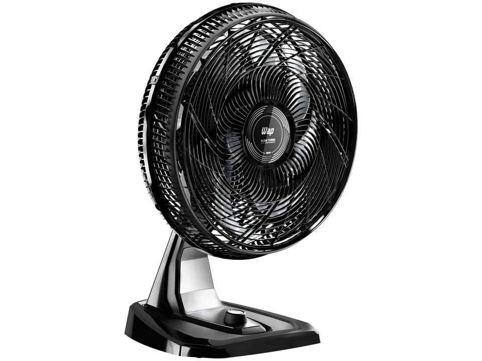 Ventilador 2 em 1 Wap Flow Turbo 50cm 8 Pás 3 Velocidades Preto e Cinza - 18