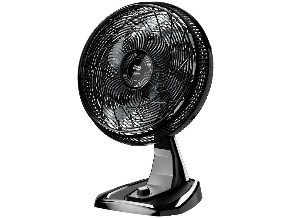 Ventilador 2 em 1 Wap Flow Turbo 50cm 8 Pás 3 Velocidades Preto e Cinza - 17