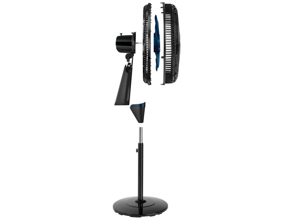 Ventilador de Coluna Arno Xtreme Force Breeze VB52 50cm 6 Pás 3 Velocidades Preto e Azul - 2