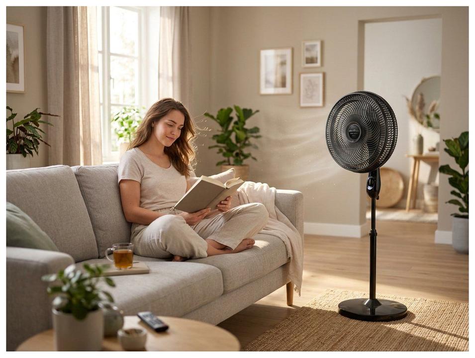 Ventilador de Coluna Britânia BVC41A 48cm 6 Pás 3 Velocidades Preto - 1