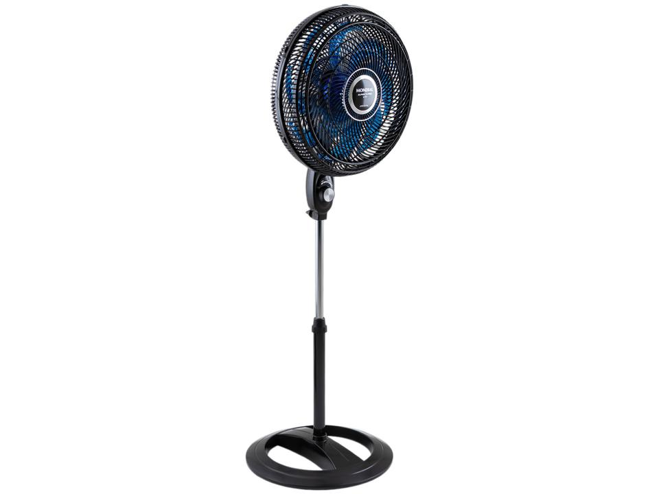 Ventilador de Coluna Mondial Super Turbo VTX-40C-Crystal 40cm 8 Pás 3 Velocidades Preto - 8