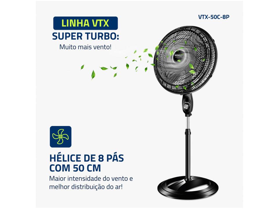 Ventilador de Coluna Mondial Super Turbo - 2