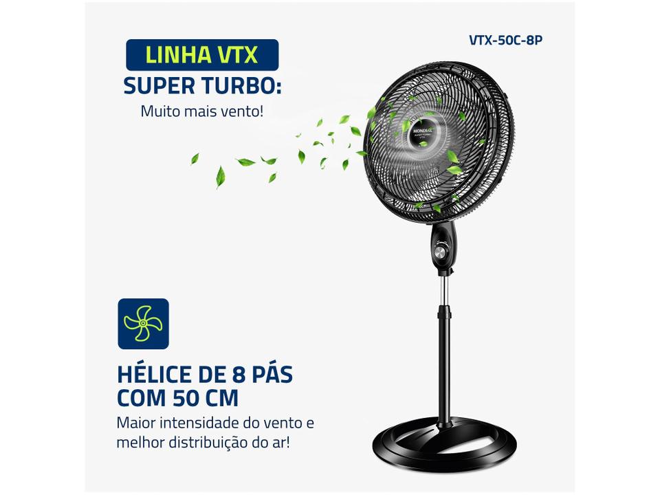 Ventilador de Coluna Mondial Super Turbo - 2