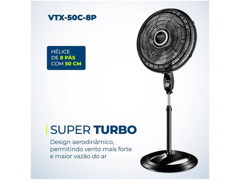 Ventilador de Coluna Mondial Super Turbo - 2