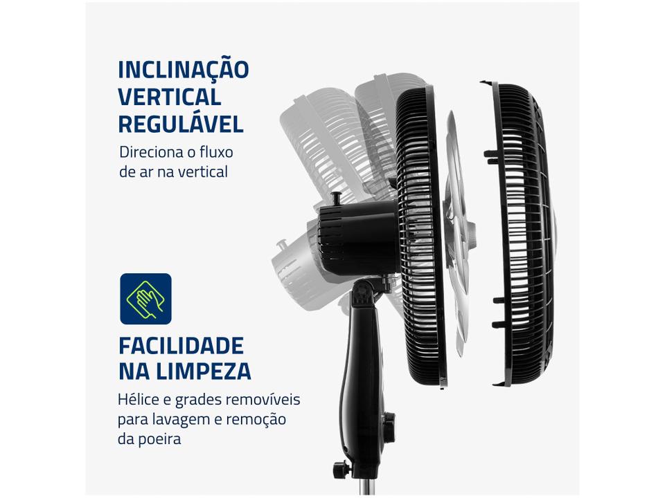 Ventilador de Coluna Mondial VTX-40C-8P 40cm 3 Velocidades - 4