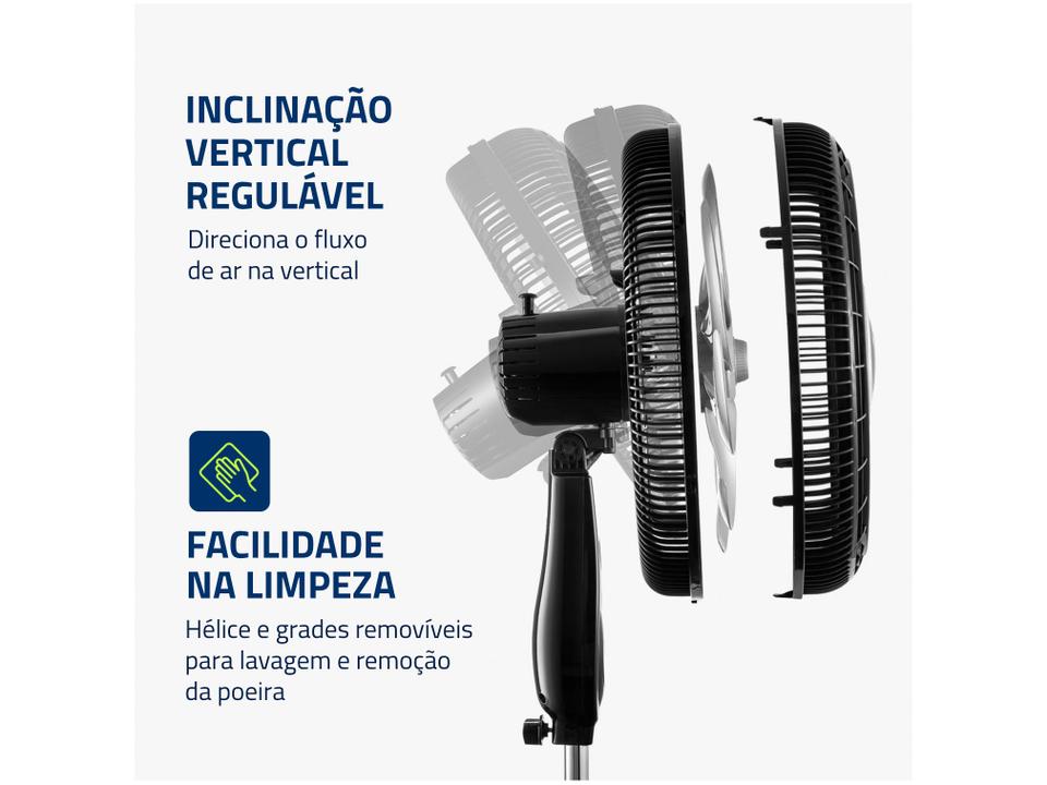 Ventilador de Coluna Mondial VTX-40C-8P-CR 40cm - 5