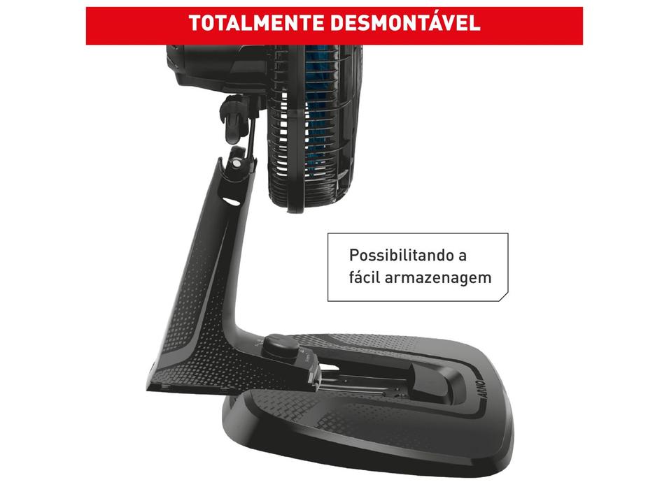 Ventilador de Mesa Arno Air Force VA46 40cm 6 Pás 3 Velocidades Preto e Azul Escuro 2720018896 - 4