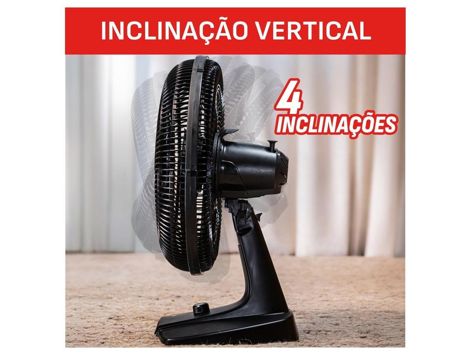 Ventilador de Mesa Arno Essential VE2E 40cm 6 Pás 3 Velocidades Preto - 5
