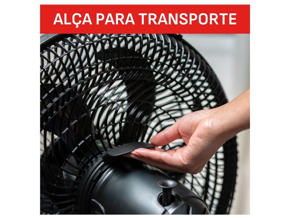 Ventilador de Mesa Arno Essential VE2E 40cm 6 Pás 3 Velocidades Preto - 8