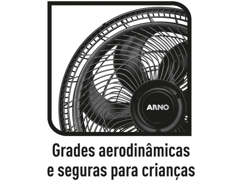 Ventilador de Mesa Arno VF49 Turbo Force - 40cm 3 Velocidades - 110 V - 21