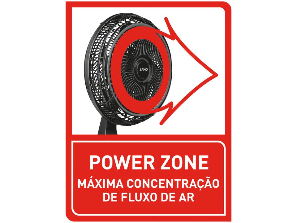 Ventilador de Mesa Arno VF49 Turbo Force - 40cm 3 Velocidades - 110 V - 19