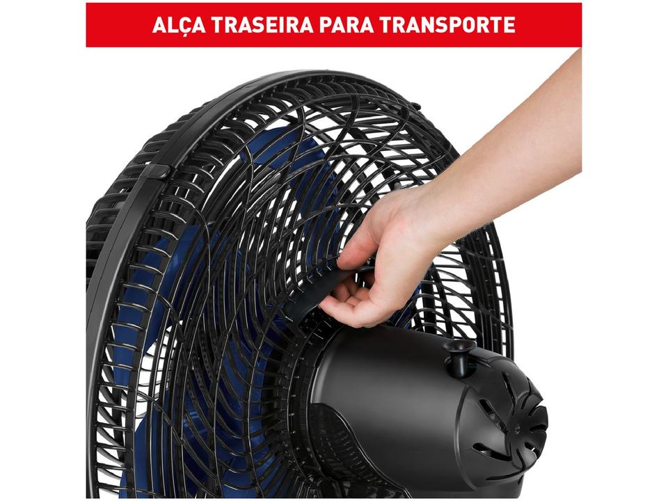 Ventilador de Mesa Arno X-Treme 9 VE90 40cm 9 Pás 3 Velocidades Preto e Azul Escuro 2720017485 - 6
