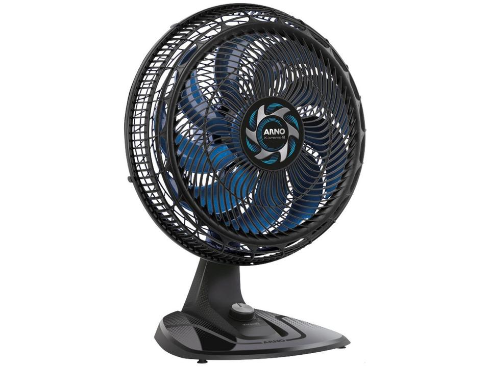 Ventilador de Mesa Arno X-Treme 9 VE90 40cm 9 Pás 3 Velocidades Preto e Azul Escuro 2720017485 - 1