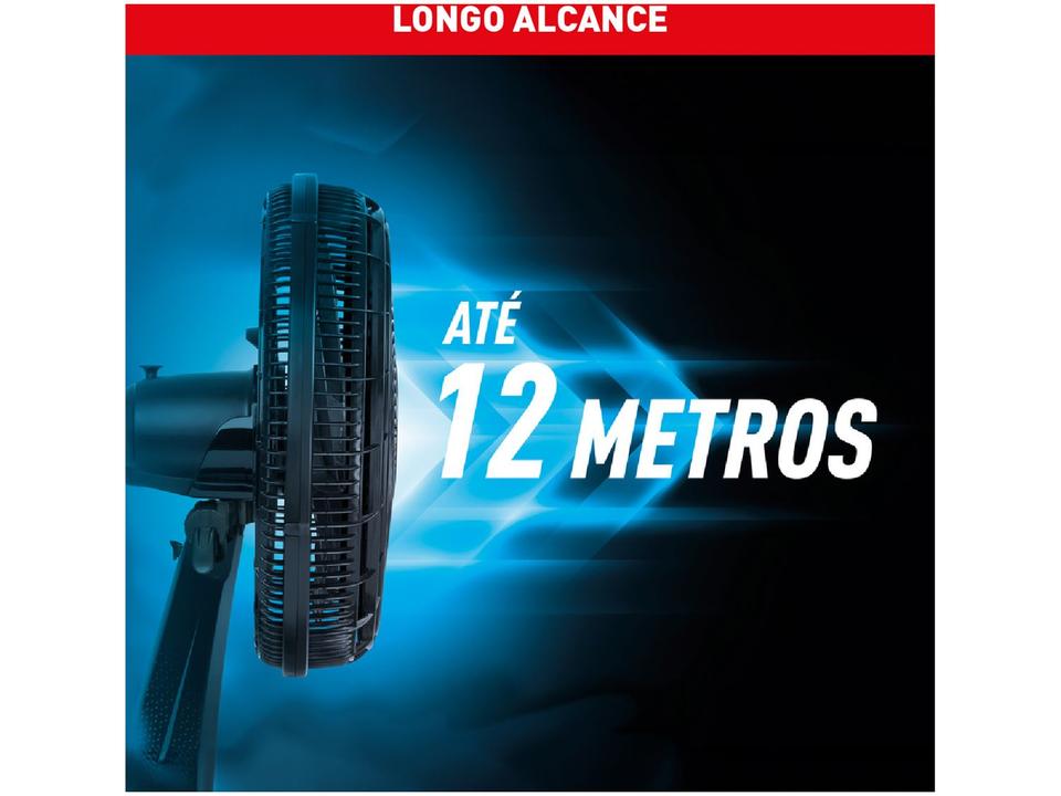 Ventilador de Mesa Arno X-Treme 9 VE90 40cm 9 Pás 3 Velocidades Preto e Azul Escuro 2720017485 - 3