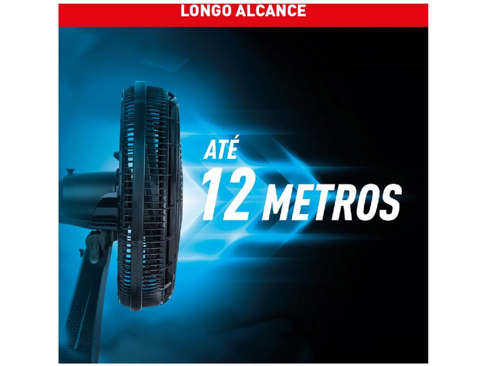 Ventilador de Mesa Arno X-Treme 9 VE90 40cm 9 Pás 3 Velocidades Preto e Azul Escuro 2720017486 - 3