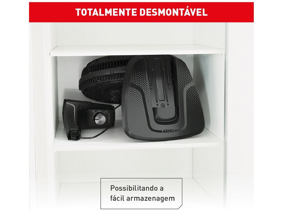 Ventilador de Mesa Arno X-Treme 9 VE90 40cm 9 Pás 3 Velocidades Preto e Azul Escuro 2720017486 - 5