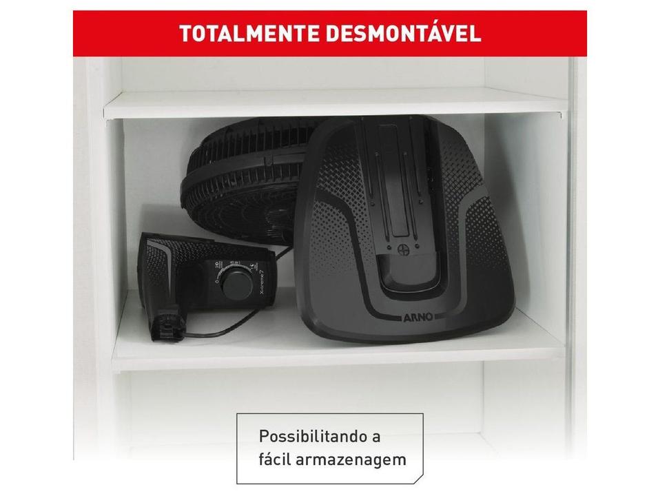 Ventilador de Mesa Arno X-Treme VE70 40cm 7 Pás 3 Velocidades Preto e Azul Escuro - 4