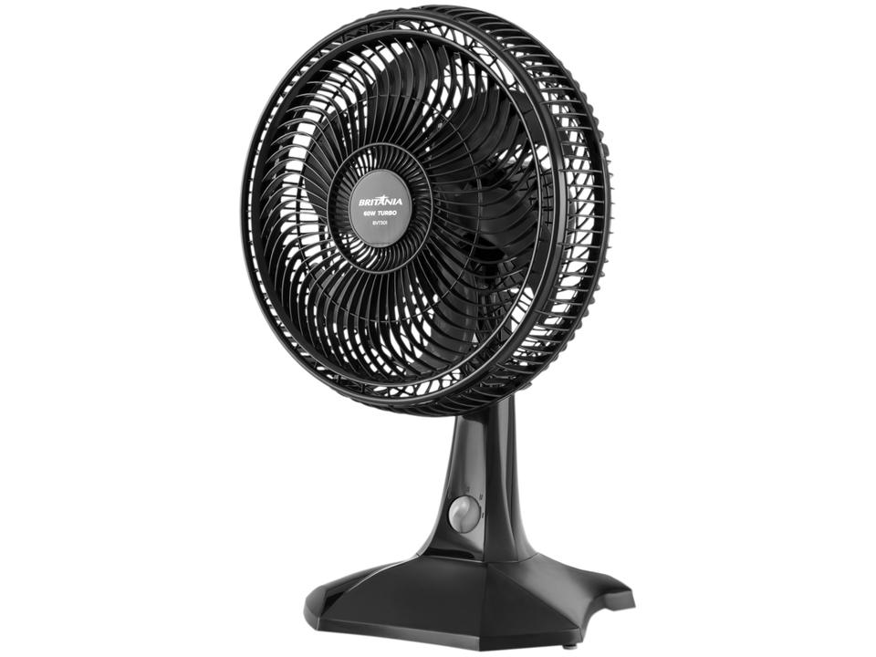 Ventilador de Mesa Britânia BVT301 30cm 6 Pás 3 Velocidades Preto - 3
