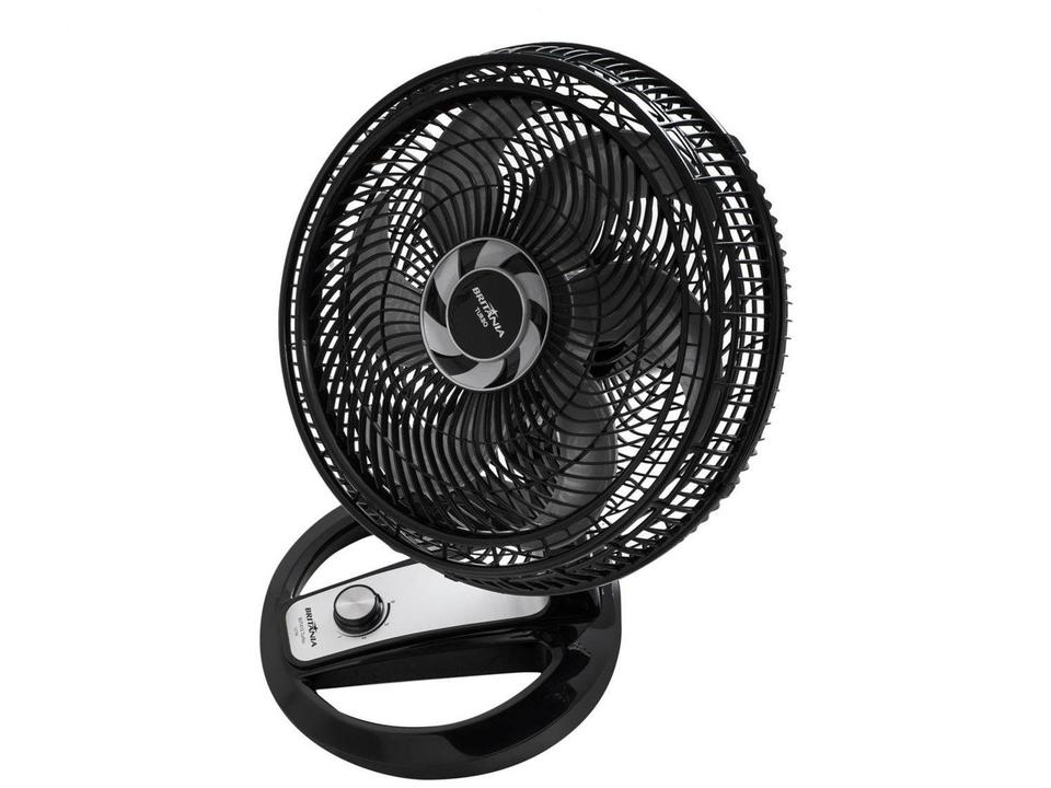 Ventilador de Mesa Britânia BVT410 Turbo 47,5cm 6 Pás 3 Velocidades Preto e Cinza - 5
