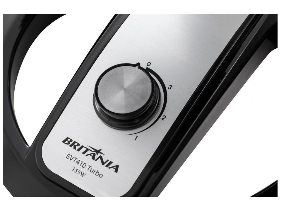 Ventilador de Mesa Britânia BVT410 Turbo 47,5cm 6 Pás 3 Velocidades Preto e Cinza - 6