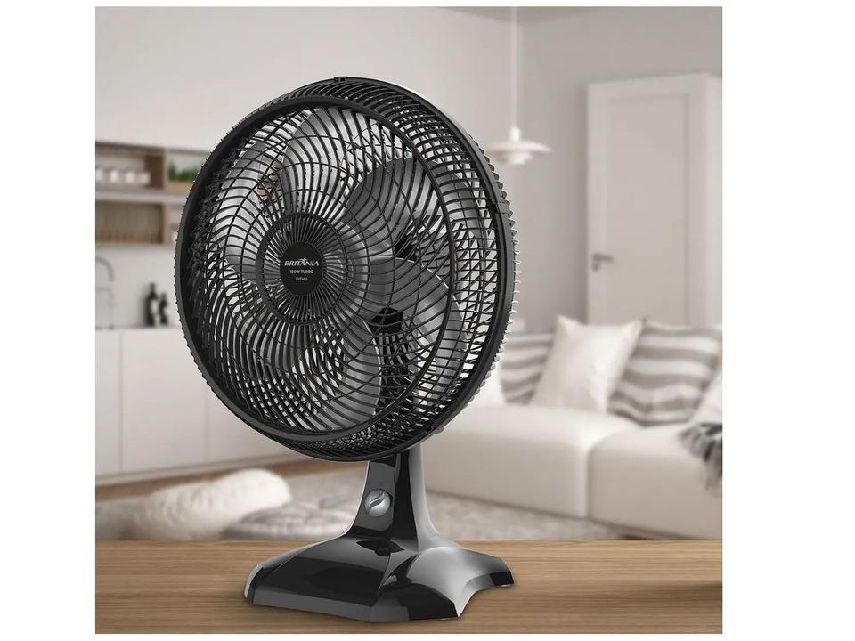 Ventilador de Mesa Britânia Maxx Force BVT400 40cm 6 Pás 3 Velocidades Preto - 2