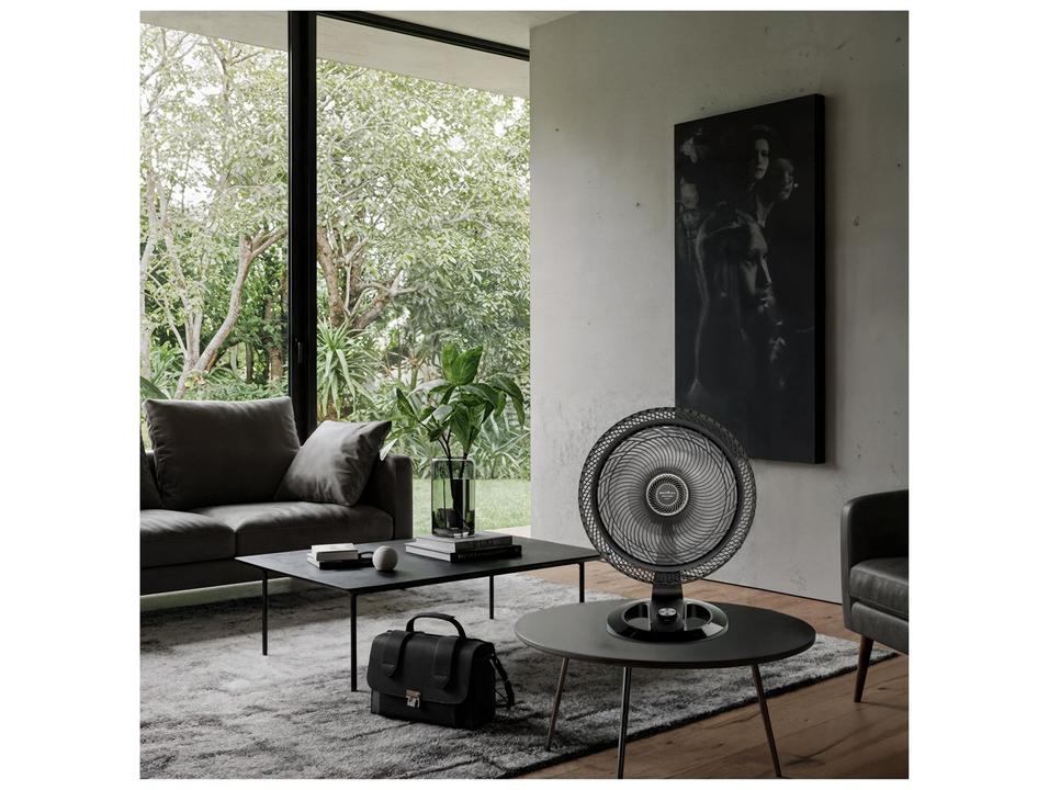 Ventilador de Mesa Britânia Maxx Force BVT50T 8 Pás 3 Velocidades Preto 33011214 - 6