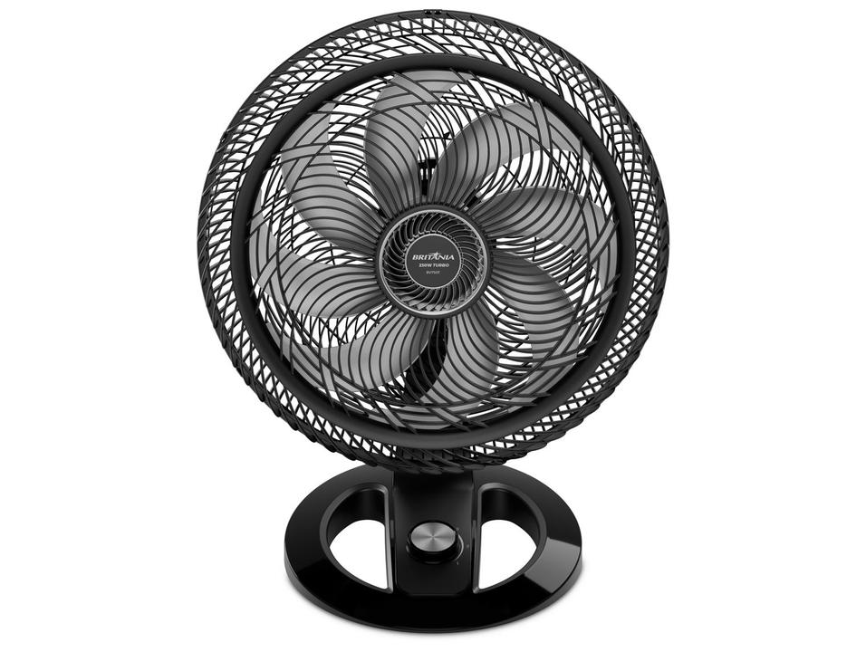 Ventilador de Mesa Britânia Maxx Force BVT50T 8 Pás 3 Velocidades Preto 33011214 - 7
