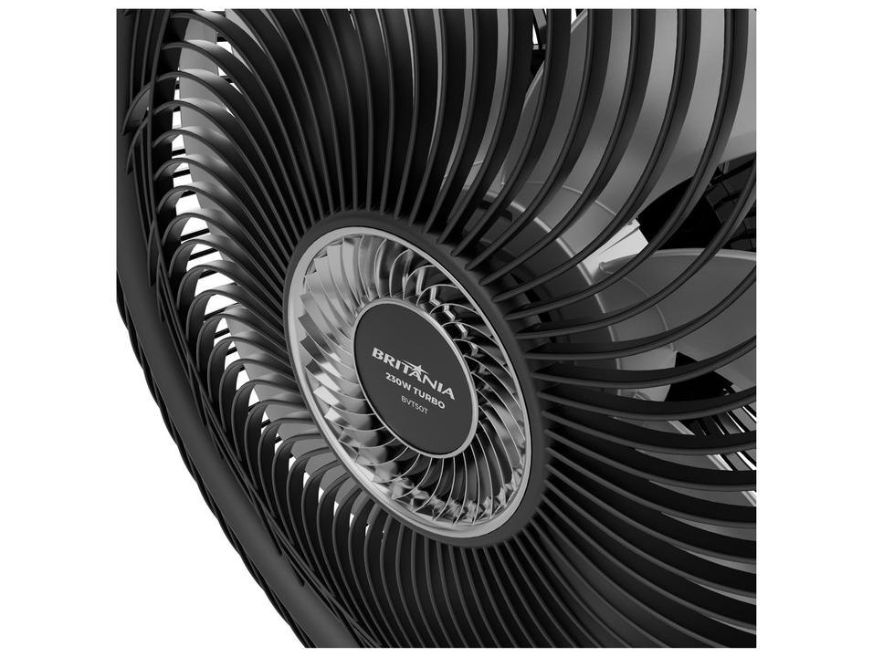 Ventilador de Mesa Britânia Maxx Force BVT50T 8 Pás 3 Velocidades Preto 33011214 - 15