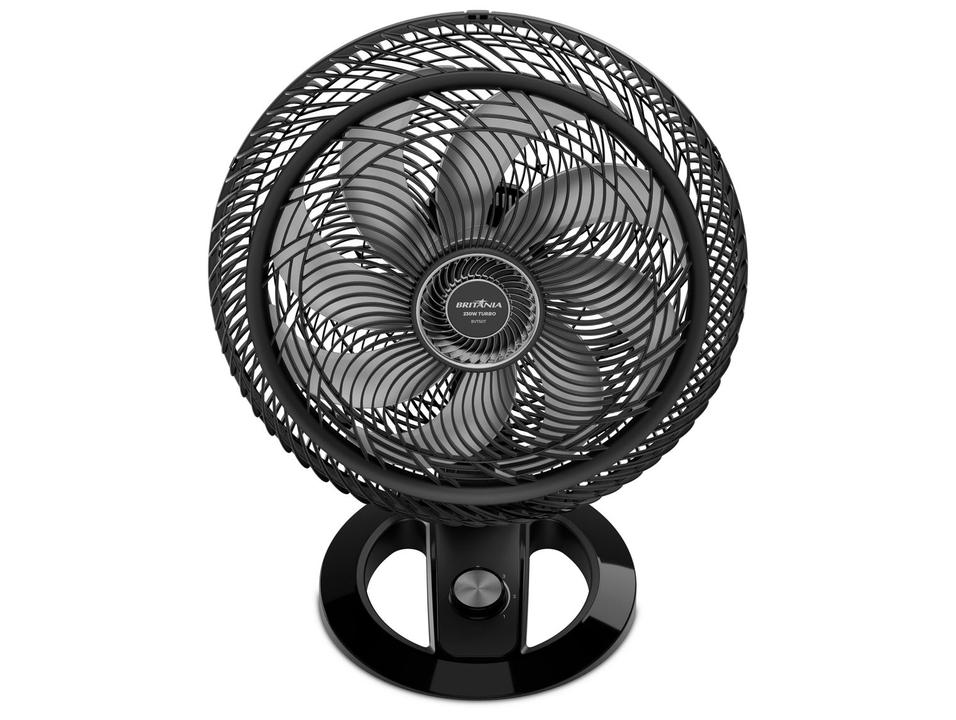 Ventilador de Mesa Britânia Maxx Force BVT50T 8 Pás 3 Velocidades Preto 33011214 - 13