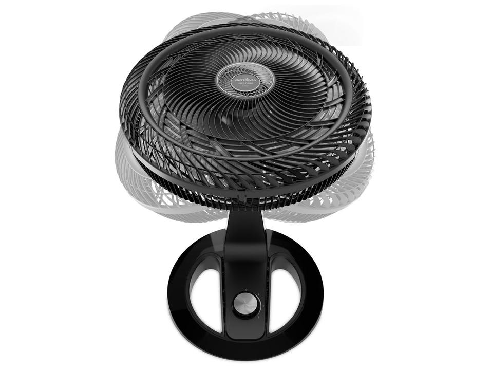 Ventilador de Mesa Britânia Maxx Force BVT50T 8 Pás 3 Velocidades Preto 33011214 - 23