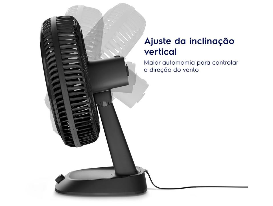 Ventilador de Mesa Electrolux Efficient EFD40 40cm 6 Pás 3 Velocidades Grafite 3510AIBR404 - 5