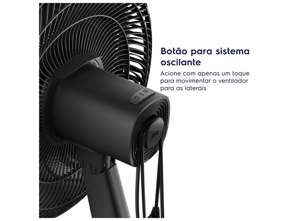 Ventilador de Mesa Electrolux Efficient EFD40 40cm 6 Pás 3 Velocidades Grafite 3510AIBR504 - 3