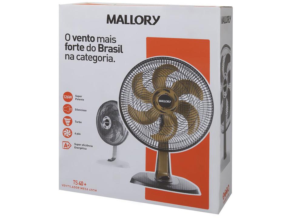 Ventilador de Mesa Mallory TS40+ - 13