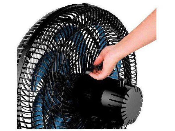 Ventilador de Mesa Mondial Super Turbo VTX-40 Chrome 40cm 8 Pás 3 Velocidades - 12