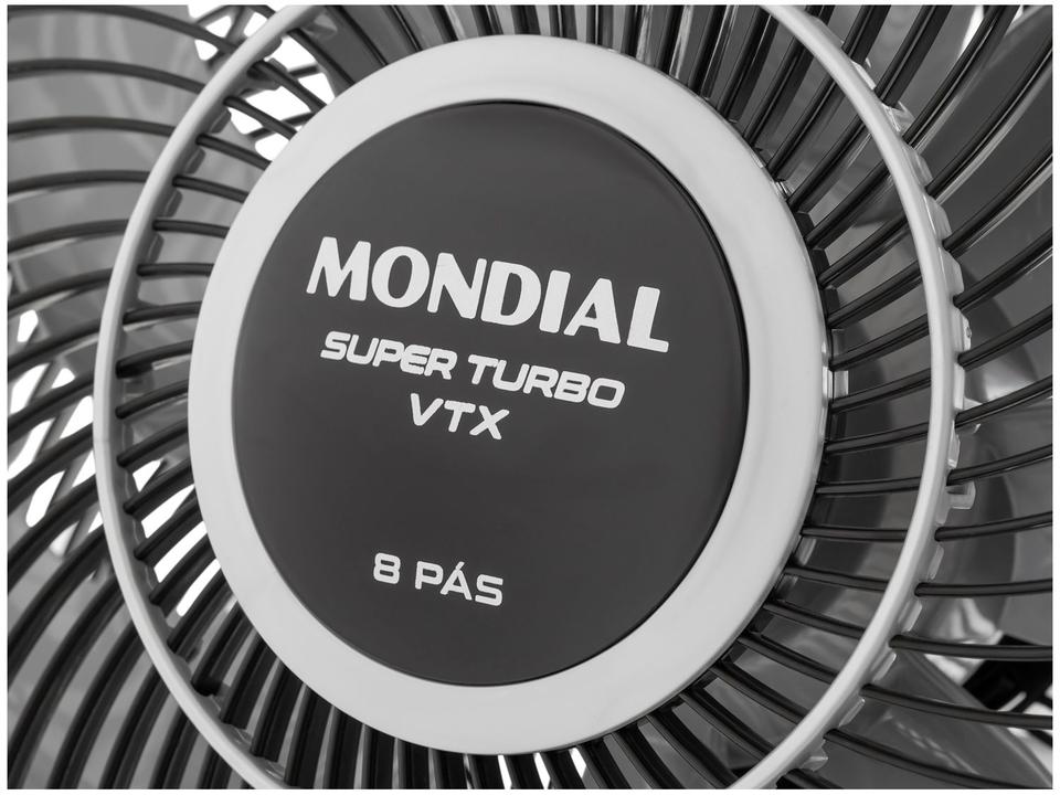 Ventilador de Mesa Mondial VTX-40-8P Turbo 40cm 3 Velocidades - 12