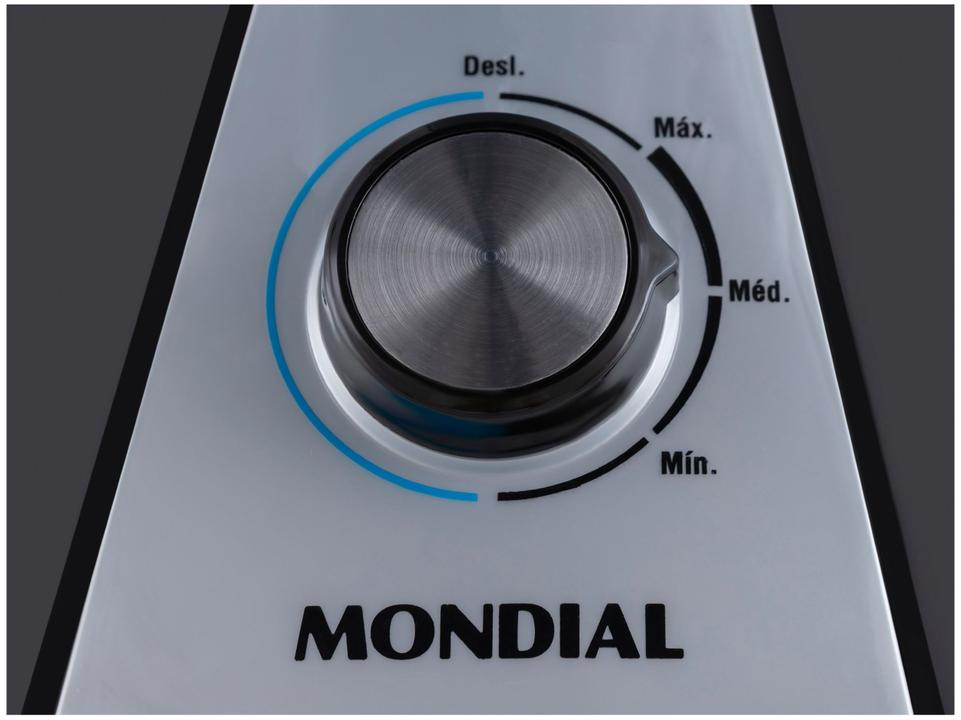 Ventilador de Mesa Mondial VTX-50 50cm 8 Pás 3 Velocidades Preto e Prata - 12