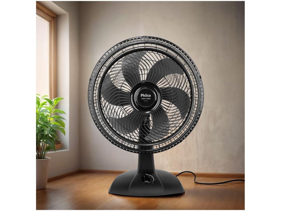 Ventilador de Mesa Philco PVT41A 47cm 6 Pás 3 Velocidades Preto - 1