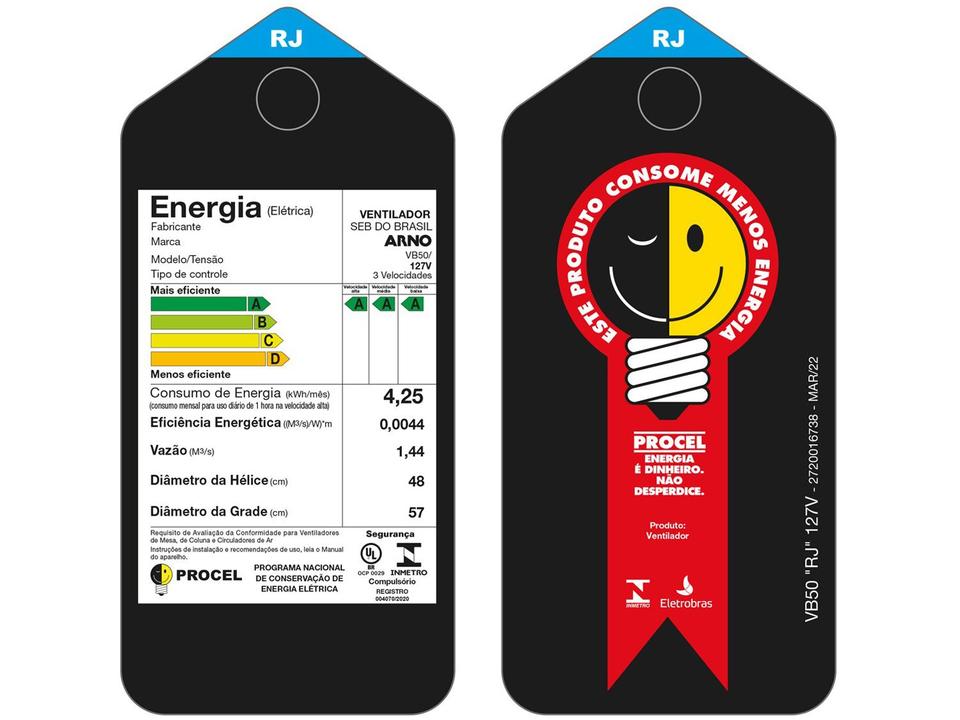 Ventilador de Mesa Xtreme Force Breeze VB50 - 11