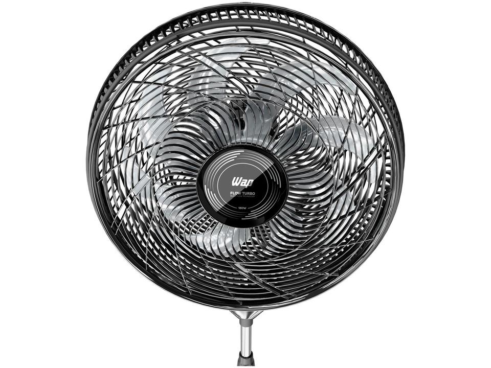 Ventilador Wap de Coluna Flow Turbo 50cm 8 Pás 3 Velocidades Preto e Cinza - 10