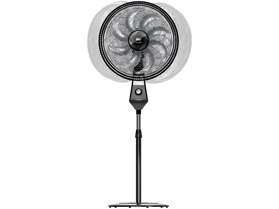 Ventilador Wap de Coluna Flow Turbo 50cm 8 Pás 3 Velocidades Preto e Cinza - 5