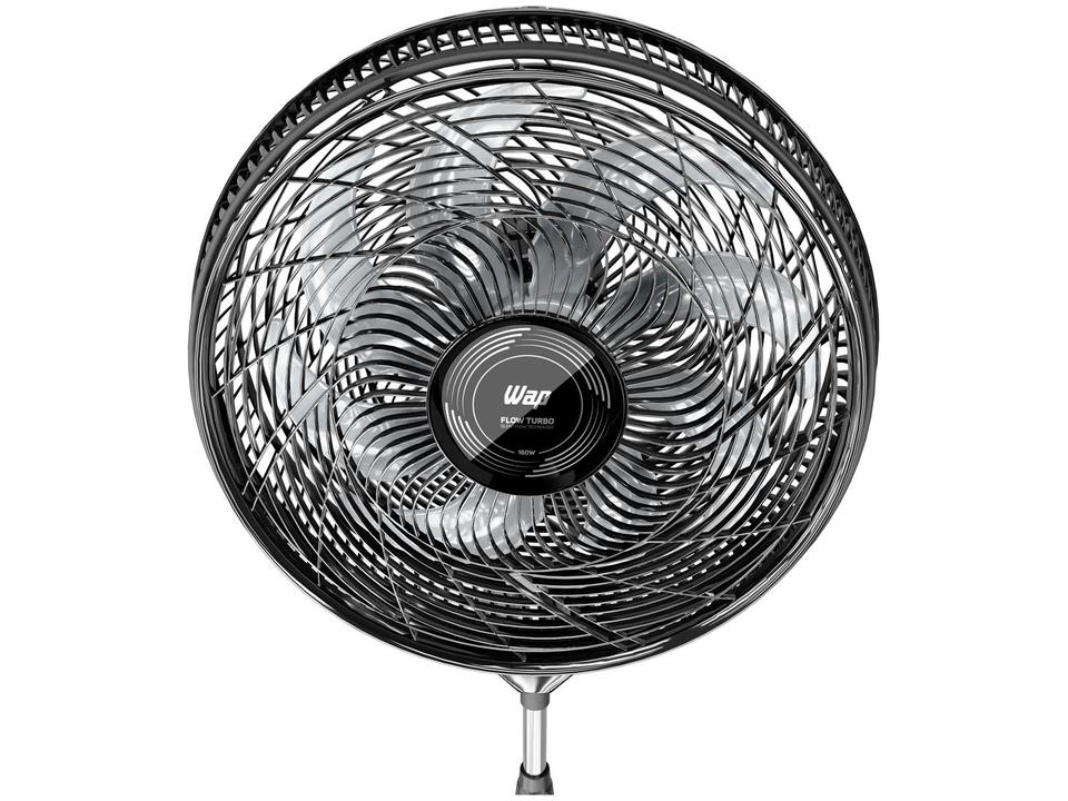 Ventilador Wap Flow Turbo 50cm 8 Pás 3 Velocidades Preto e Cinza - 10